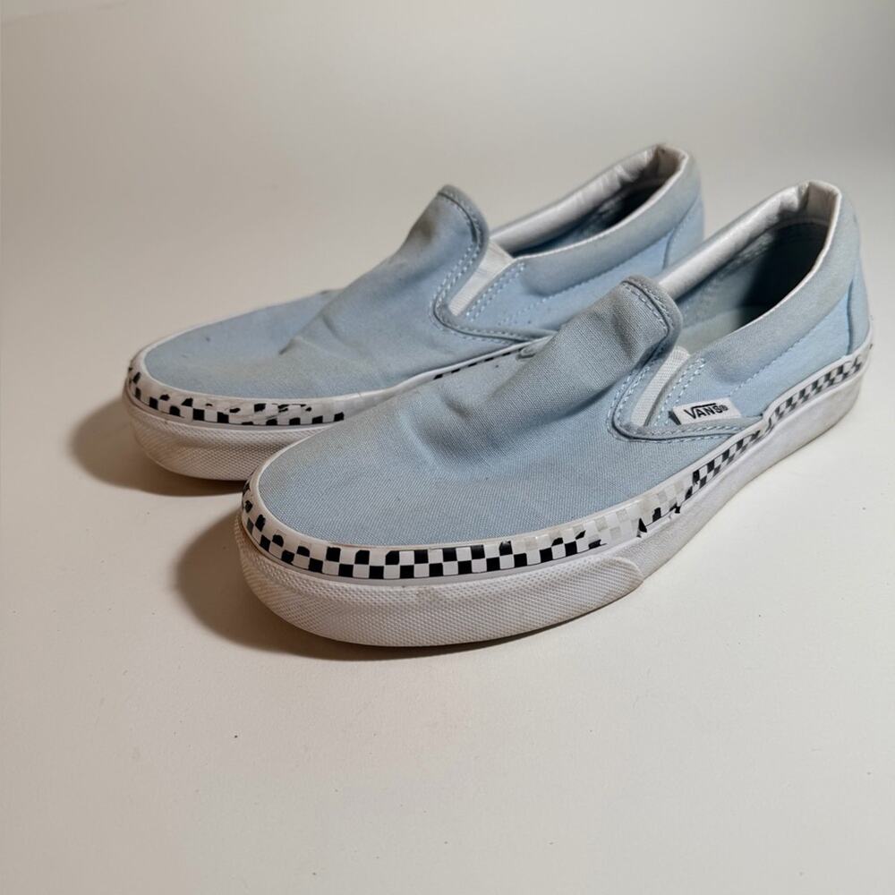 Vans Light Blue Canvas Sneakers